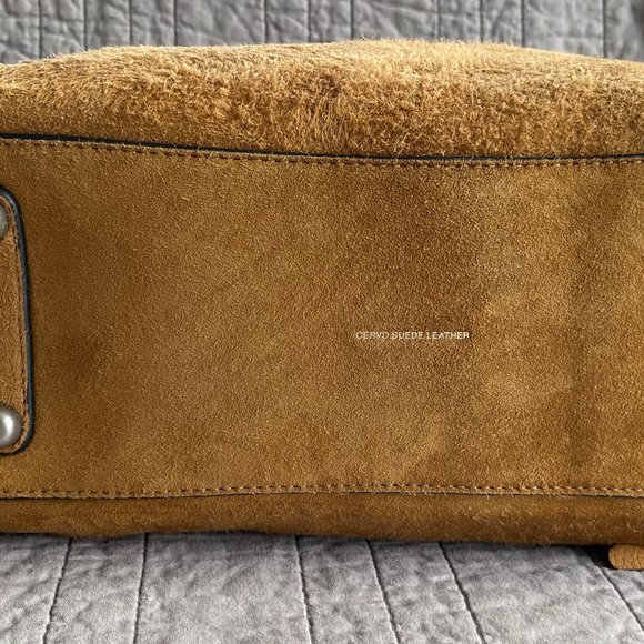 Coach Fringe Cervo Suede Oak Rogue 30/31 - Picture 12 of 12